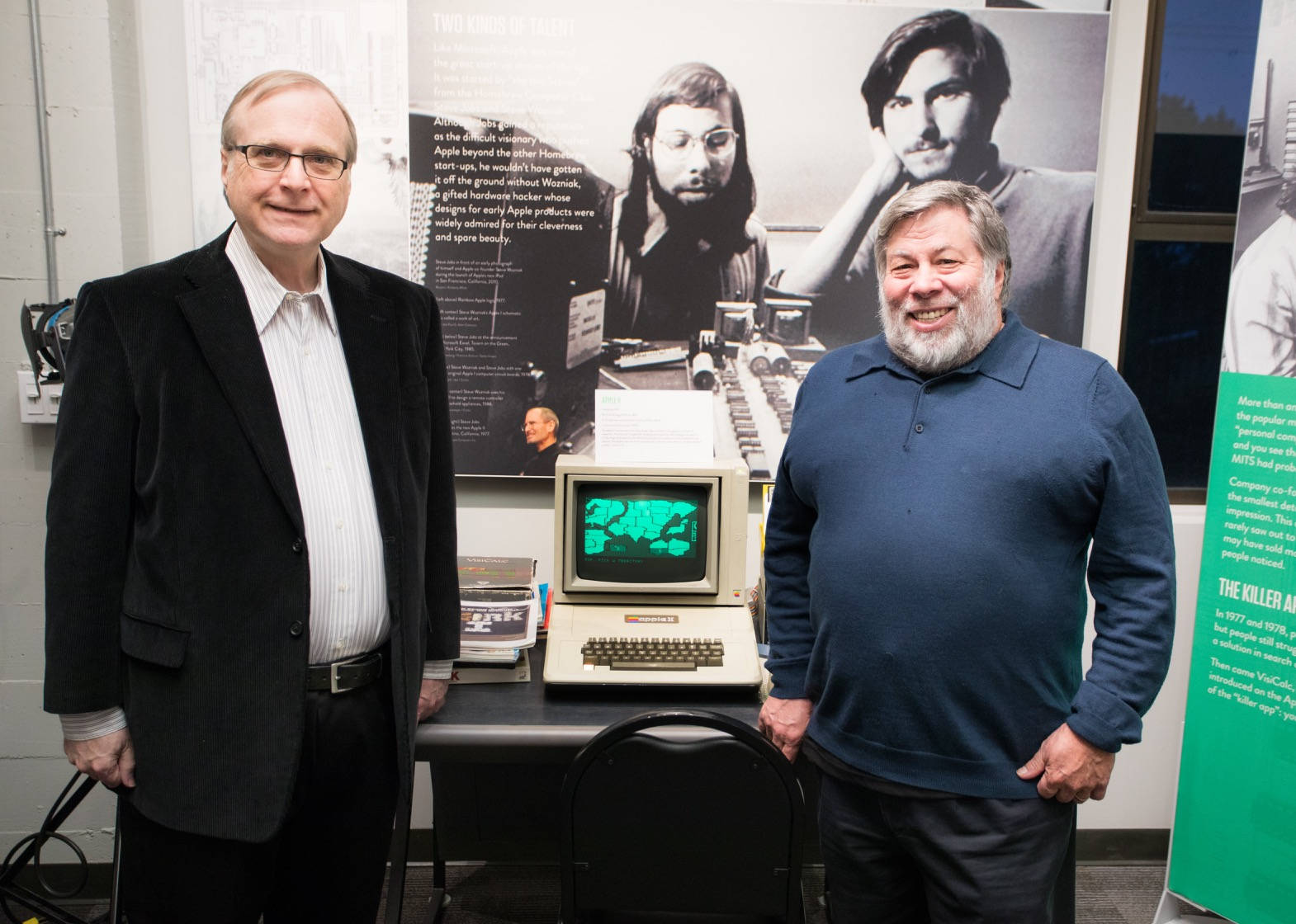 Steve Wozniak And Paul Allen First Meetup