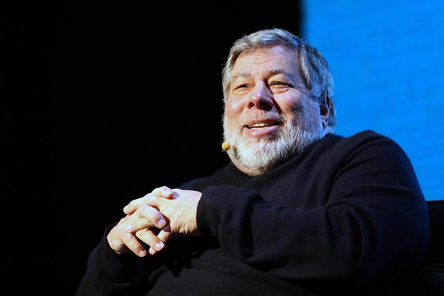 Steve Wozniak Hand Gesture Background