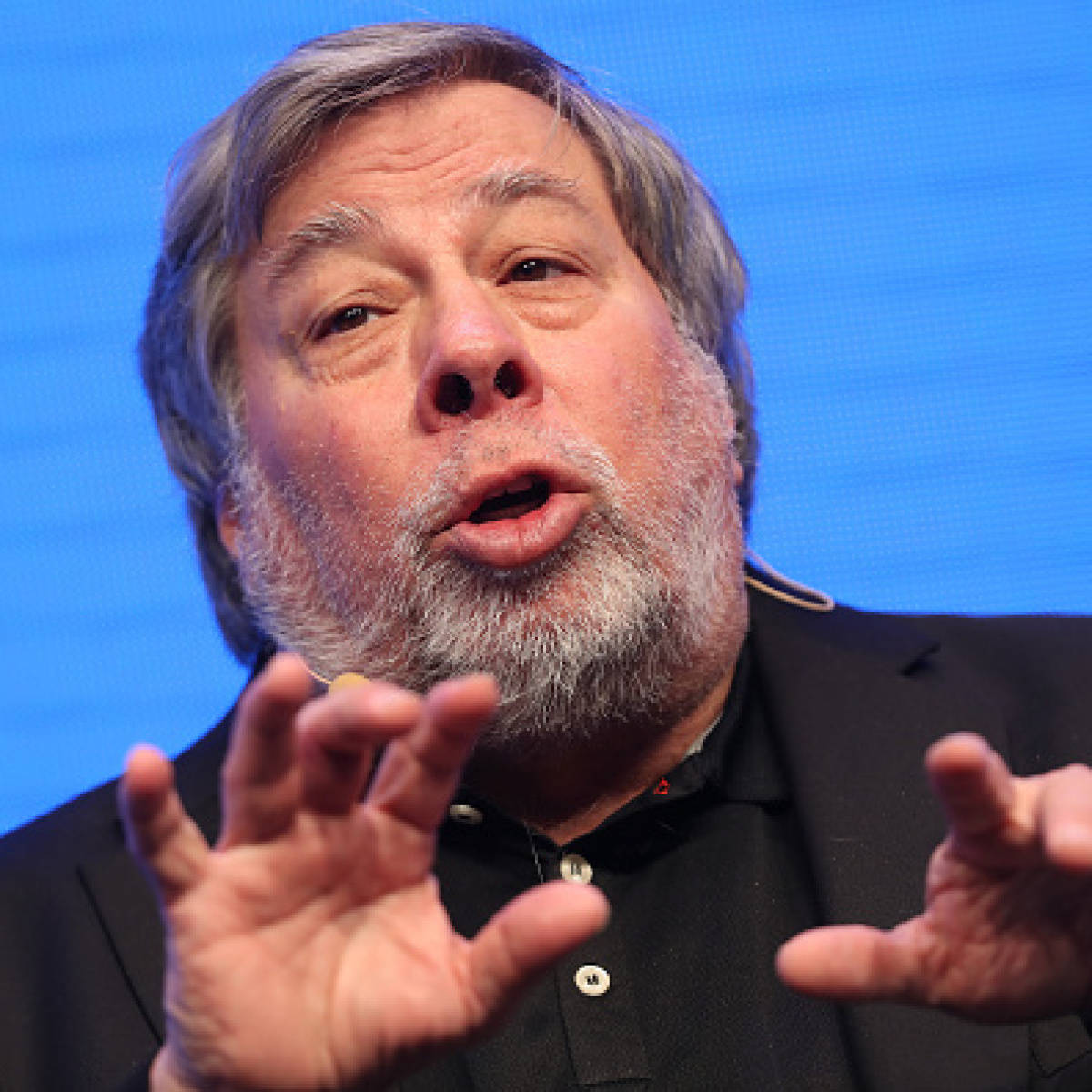 Steve Wozniak Speaking With Hand Gesture Background