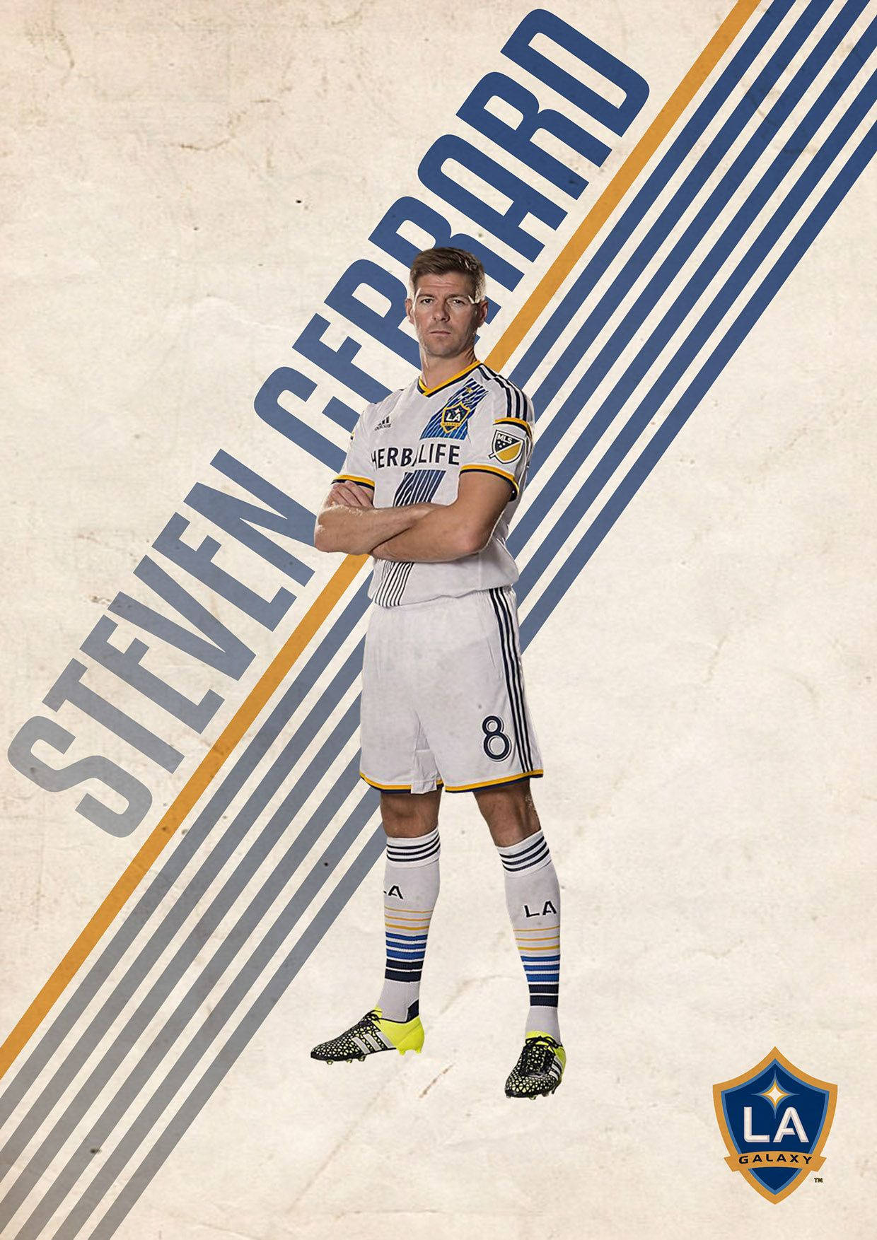 Steven Gerrard La Galaxy Background