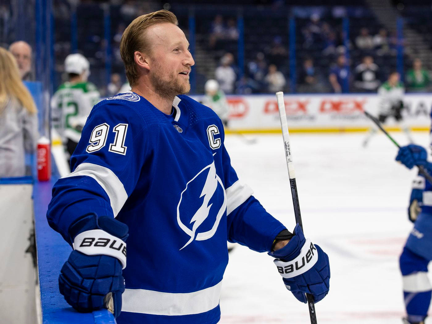 Steven Stamkos Tampa Bay Lightning Ice Hockey Captain Background