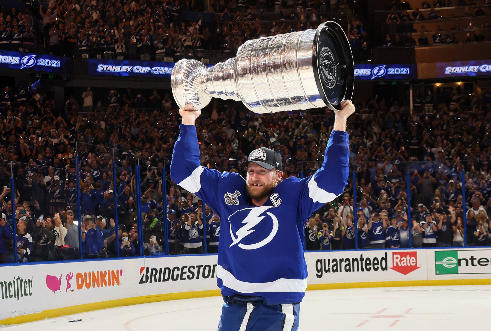 Steven Stamkos, Tampa Bay Lightning In Action Background