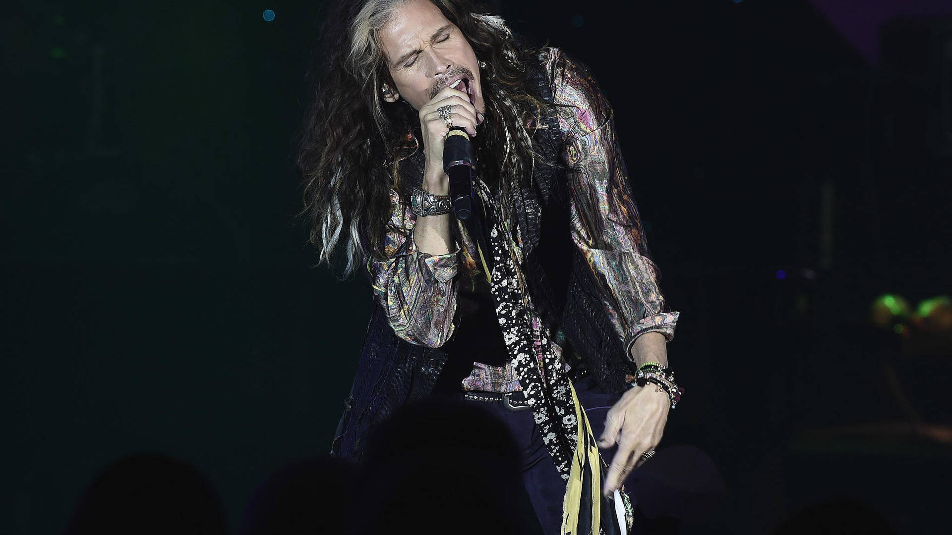 Steven Tyler, Aerosmith's Iconic Frontman, Performing Live In Concert