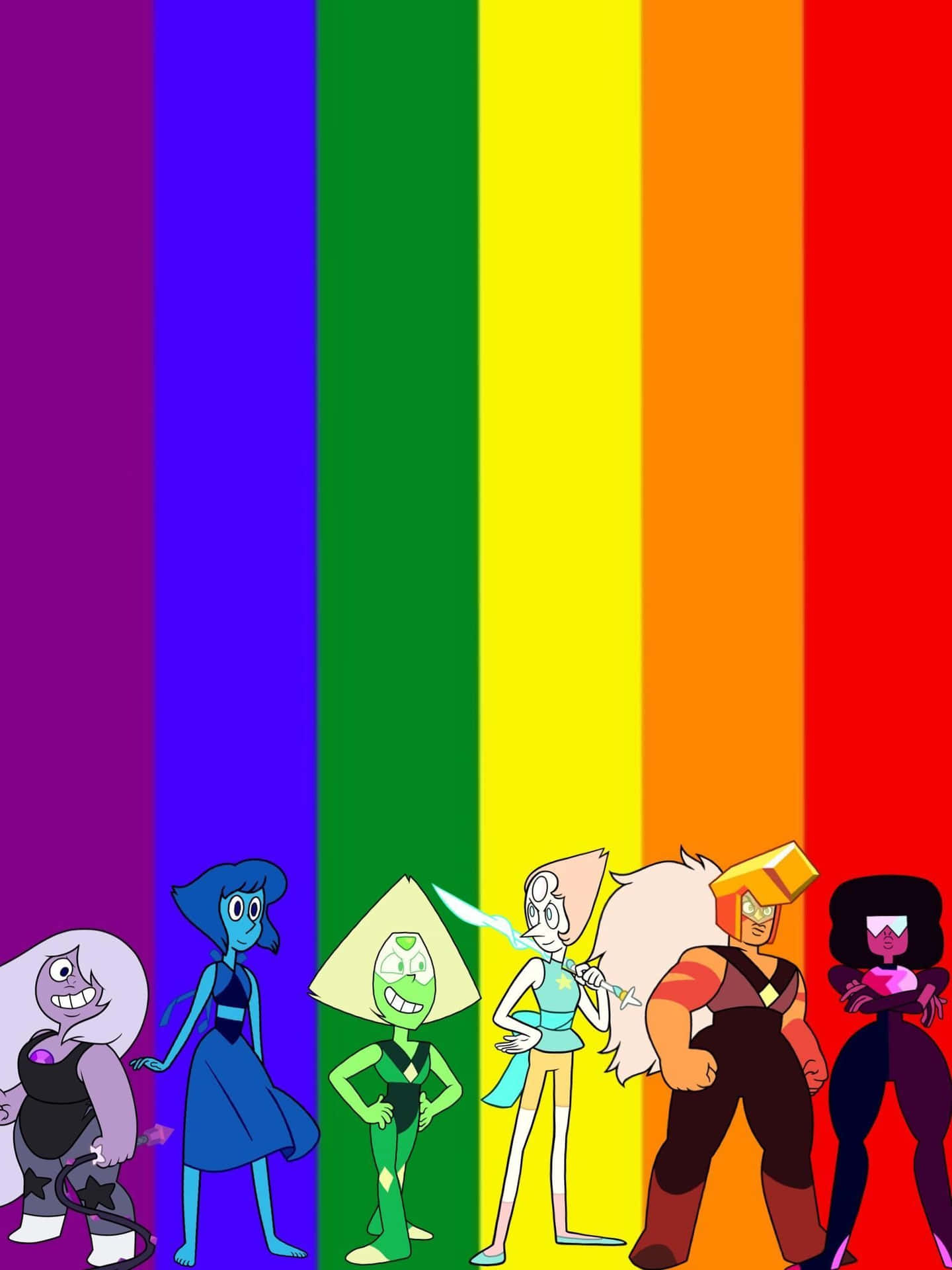 Steven Universe Characters 1536 X 2048 Background