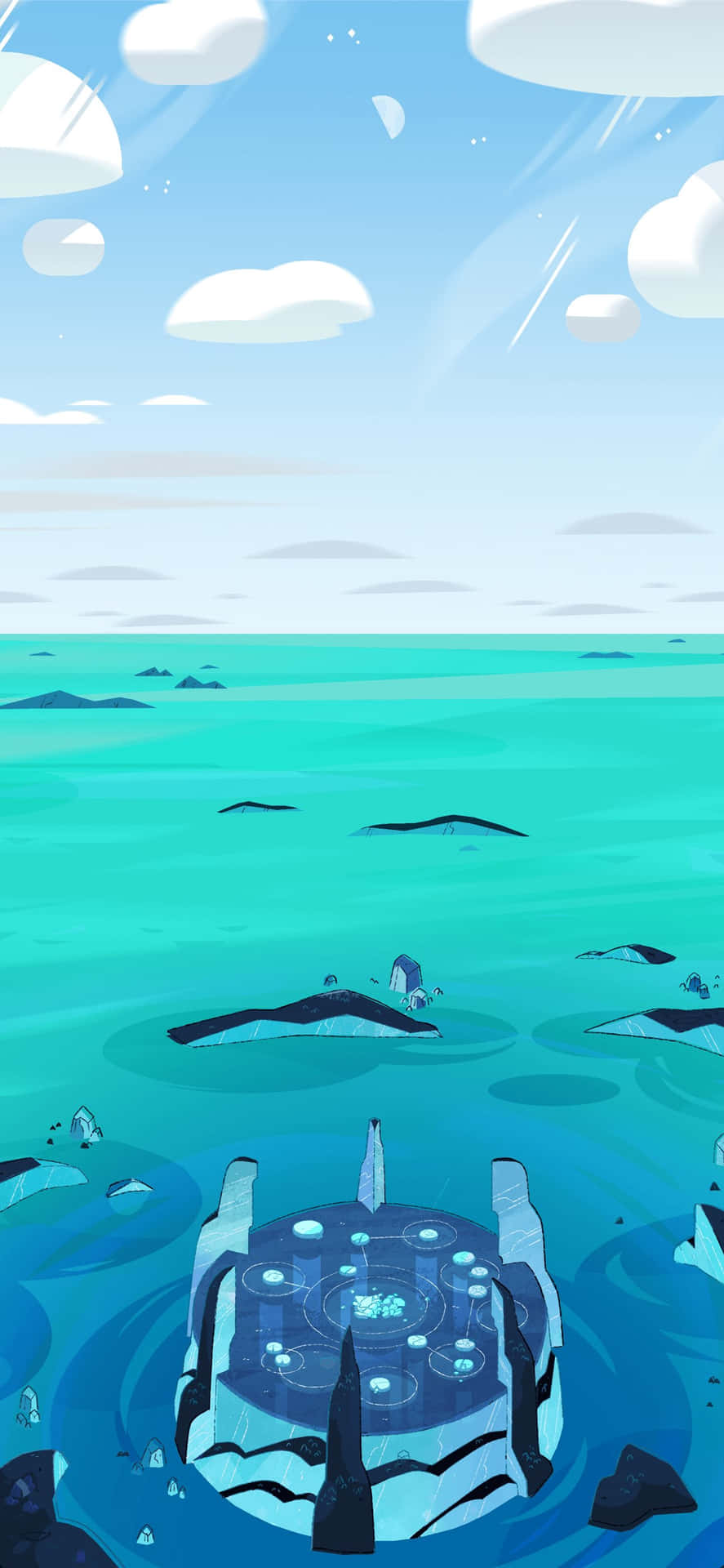 Steven Universe Fan Proudly Displaying Their Collection Background
