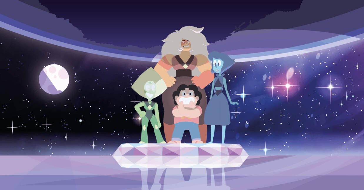 Steven Universe Home World Gems Background