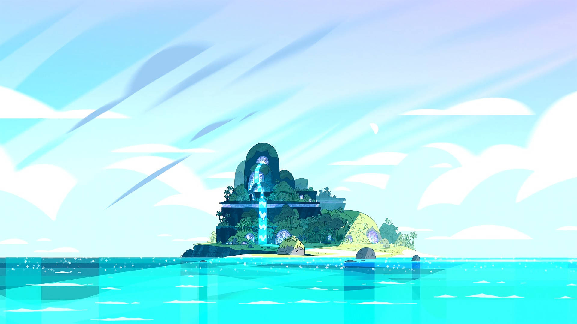 Steven Universe Mask Island Background