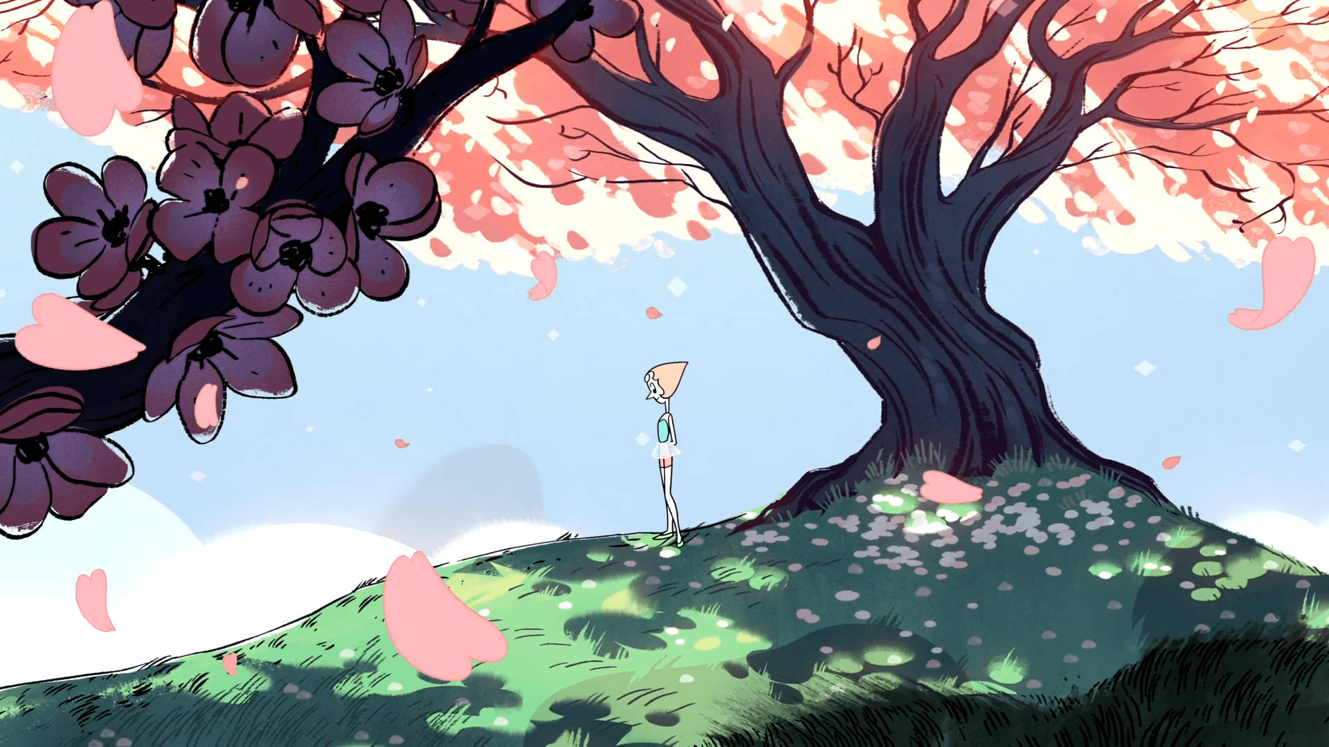 Steven Universe Pearl Tree Background