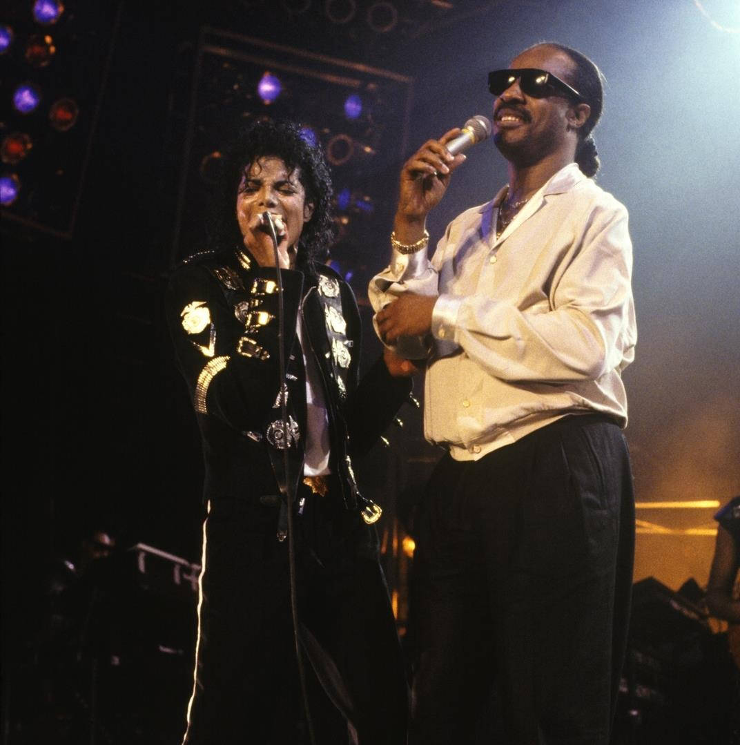 Stevie Wonder And Michael Jackson Background