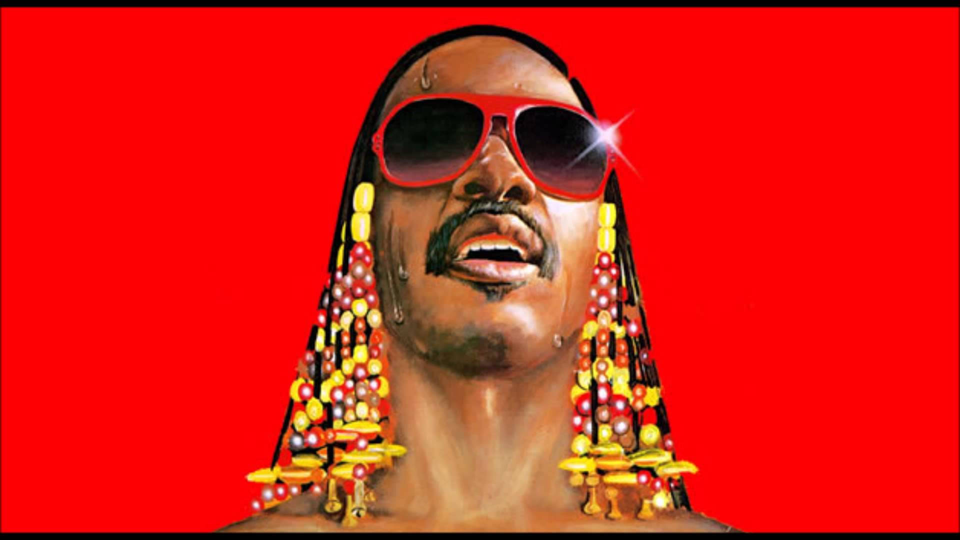 Stevie Wonder Beaded Hairstyle Background