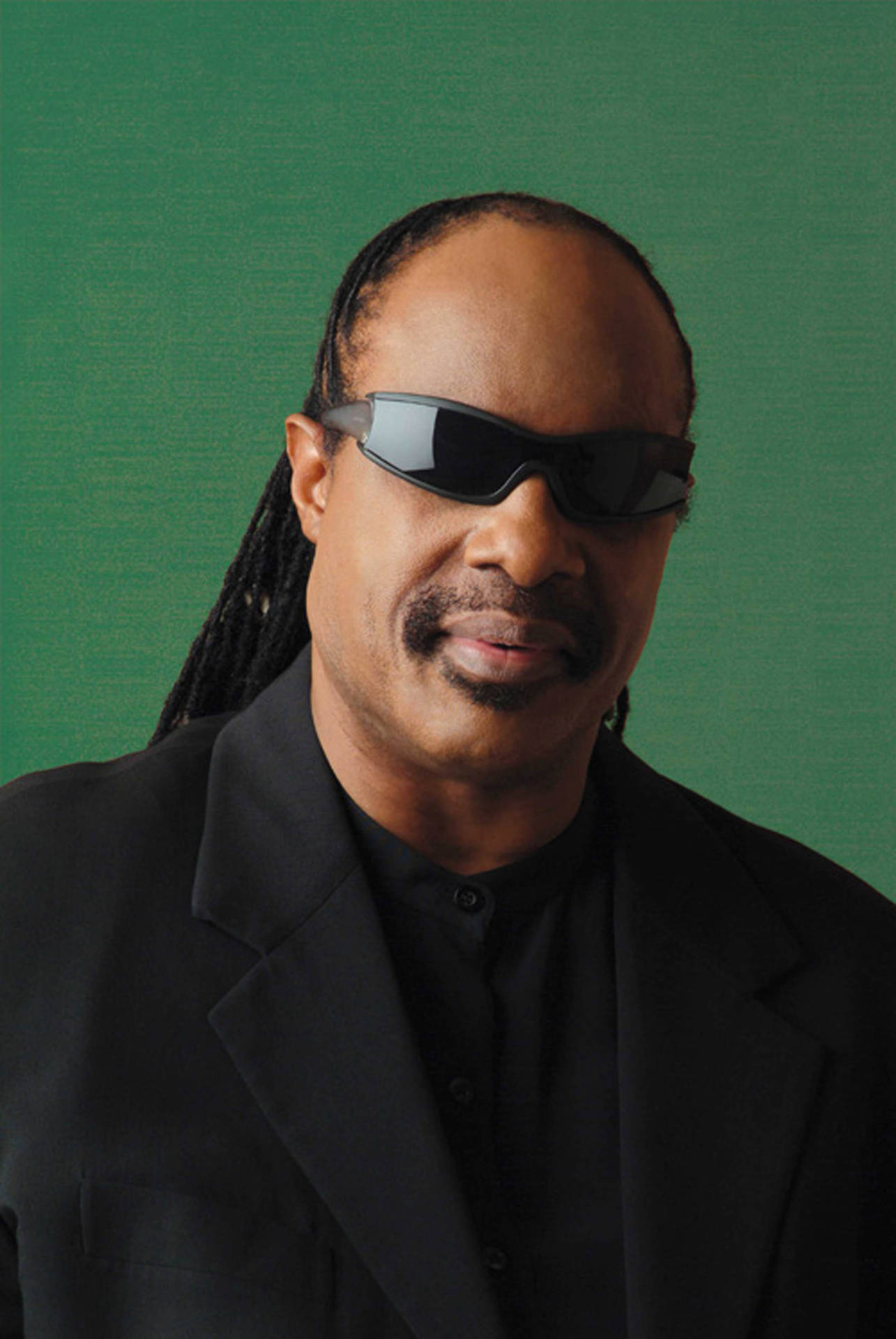 Stevie Wonder Green Background