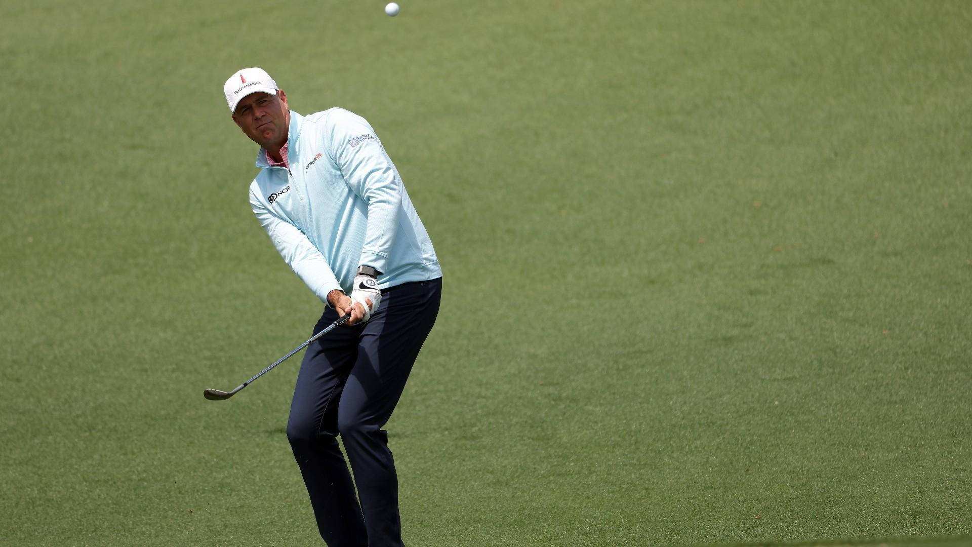 Stewart Cink Flying Golf Ball