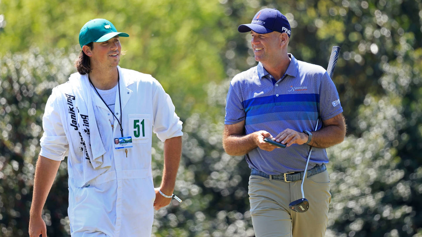 Stewart Cink Laughing With Reagan Cink