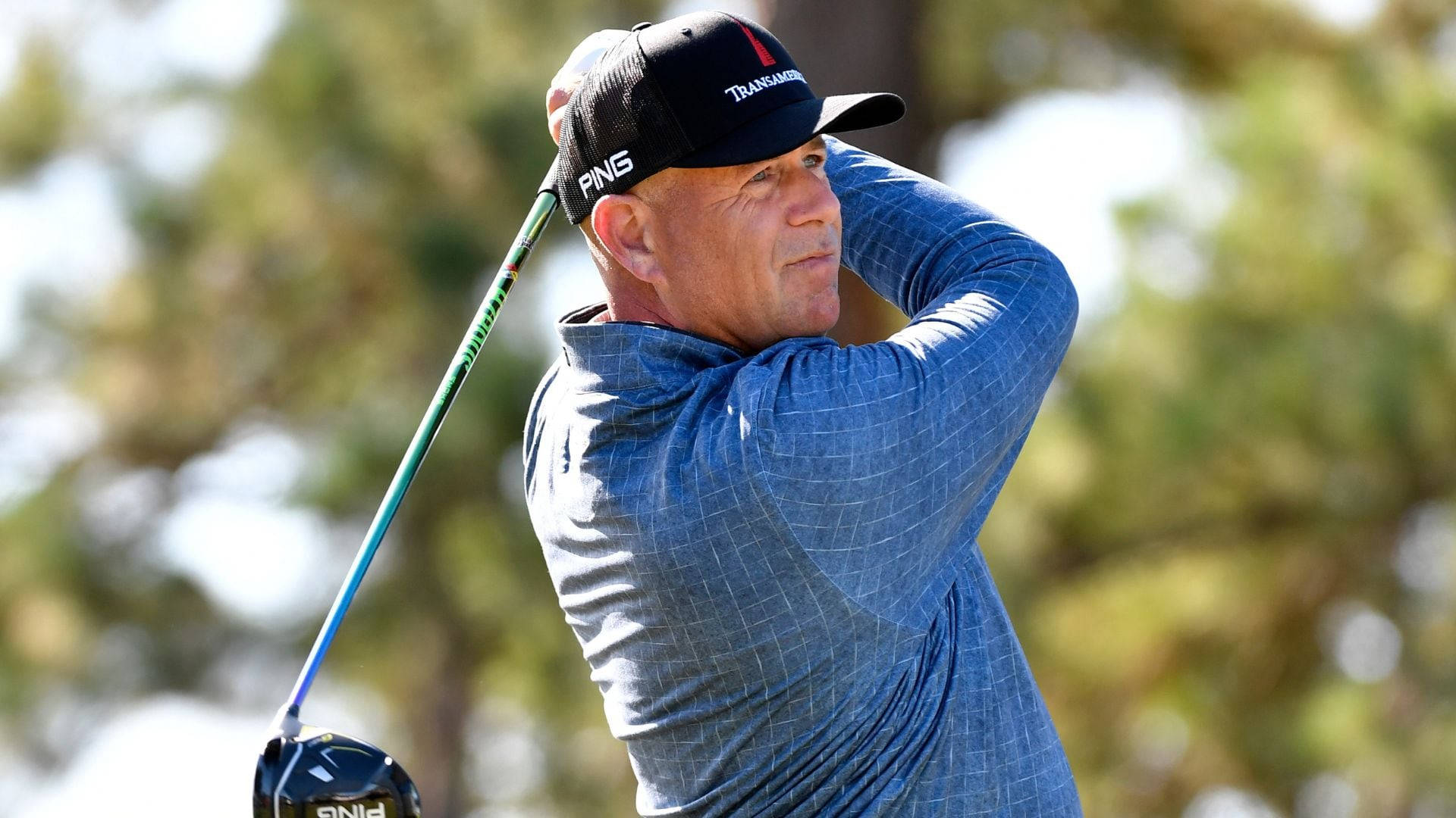 Stewart Cink Overhead Golf Swing