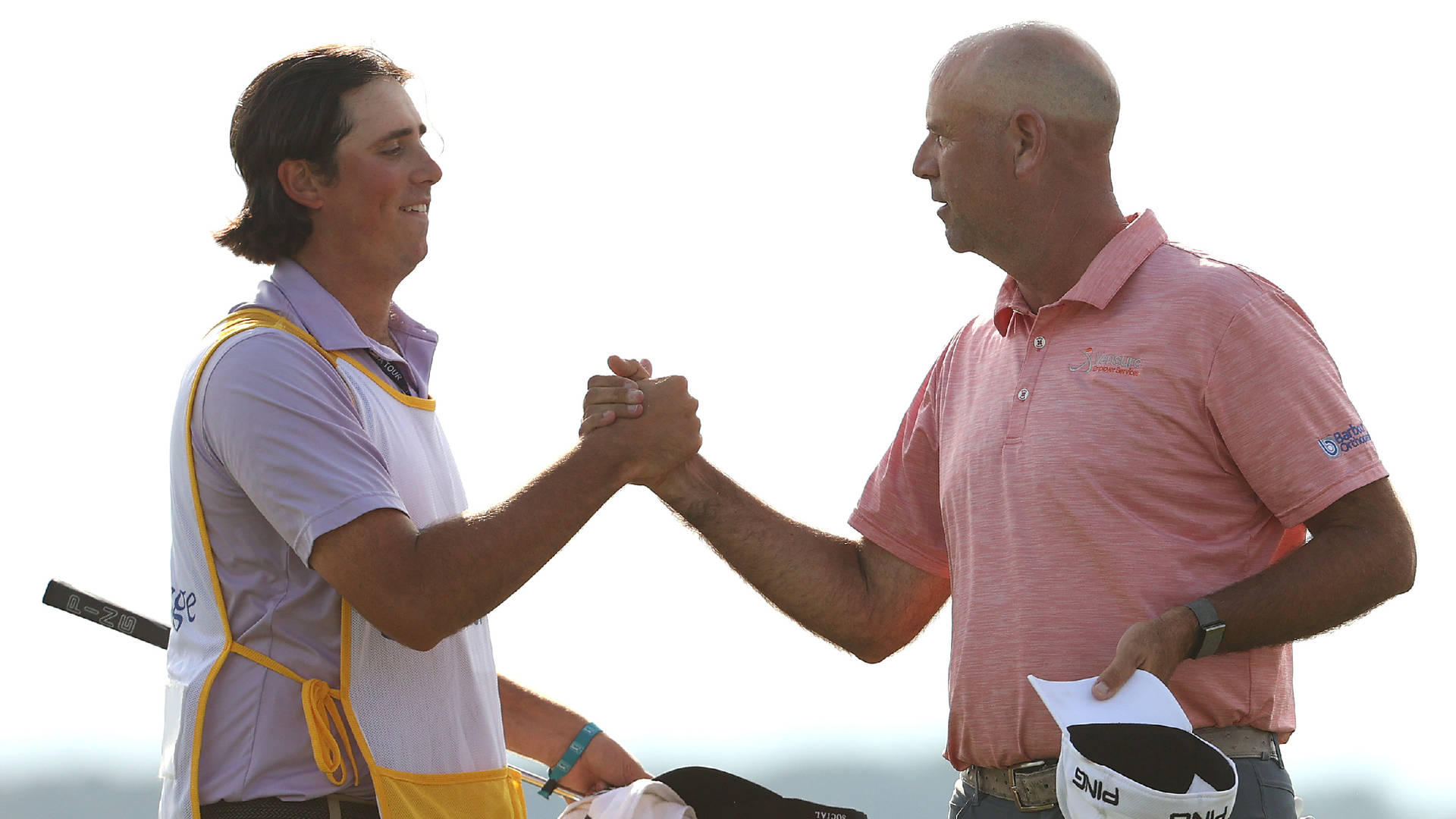 Stewart Cink Shaking Hands With Son Background