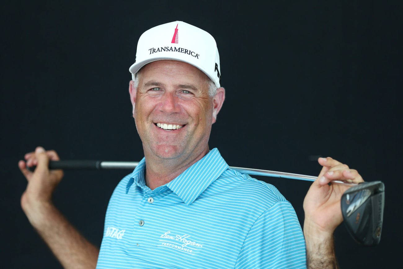 Stewart Cink Smiles For A Photo