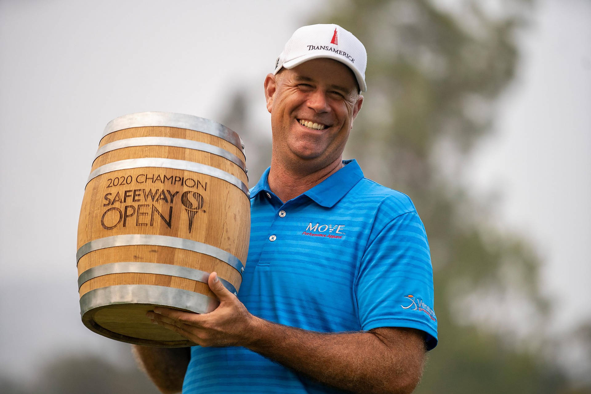 Stewart Cink Smiling With His Barrel