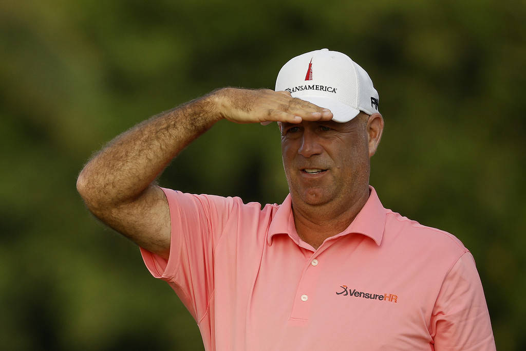 Stewart Cink Squinting His Eyes