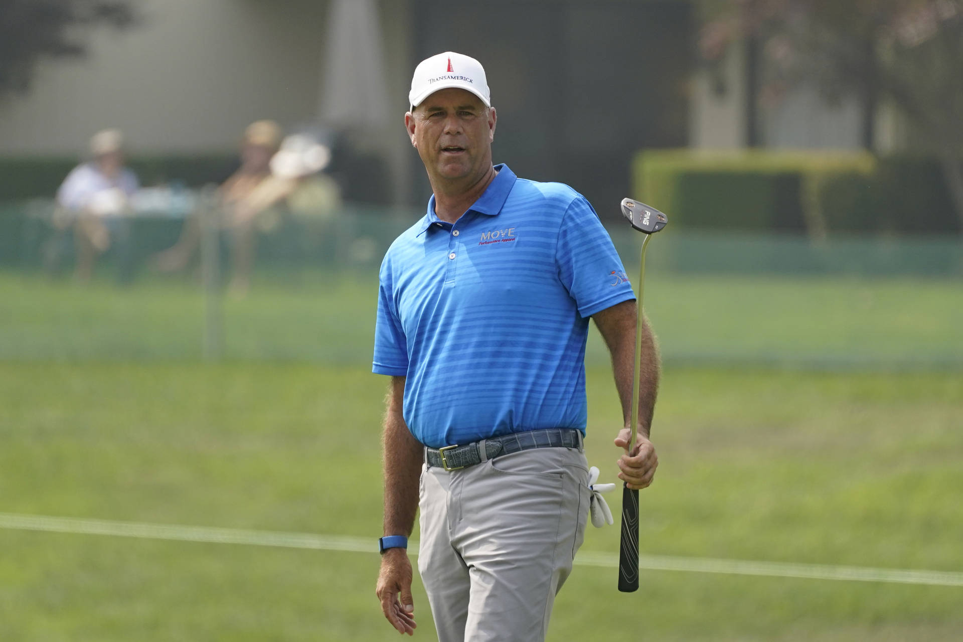 Stewart Cink Standing In A Field