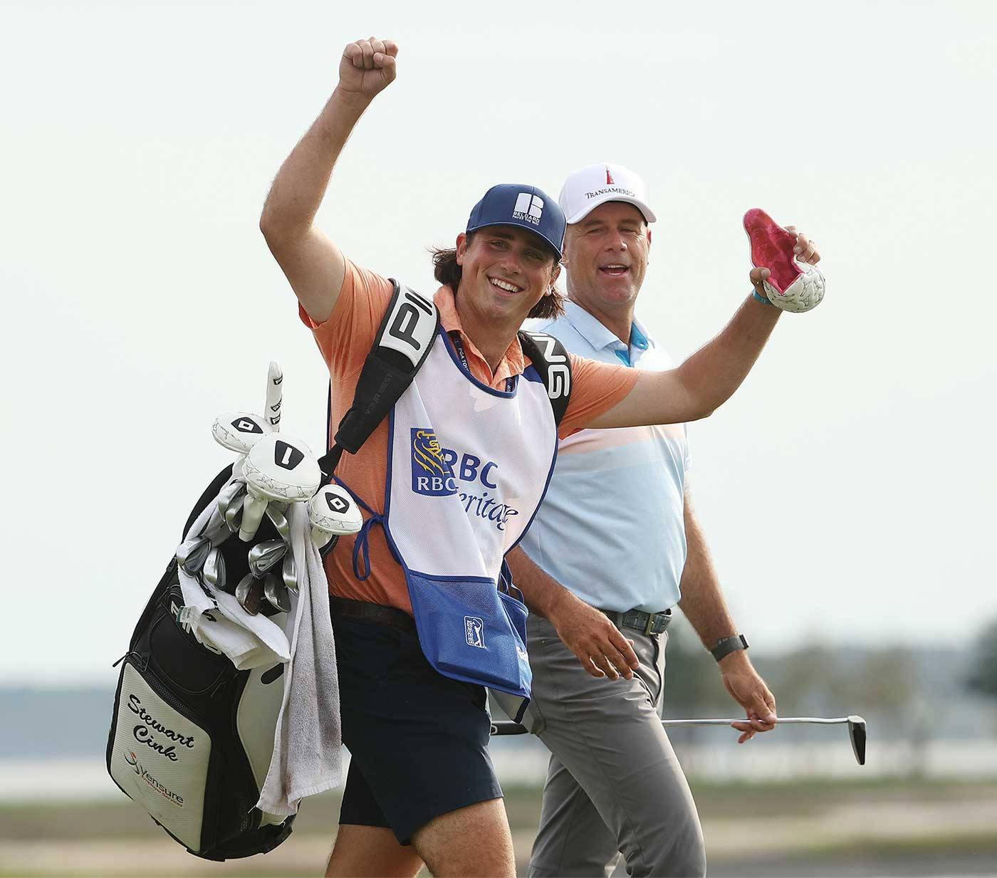 Stewart Cink Strolling With Son