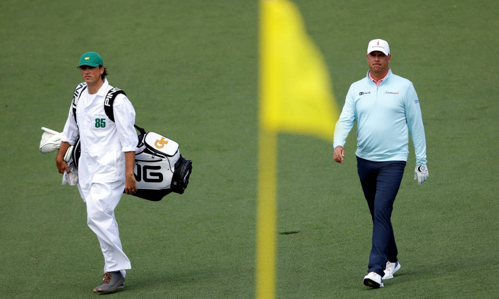 Stewart Cink Walking With Reagan Cink