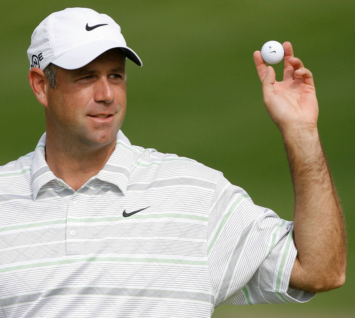 Stewart Cink Wearing All-white