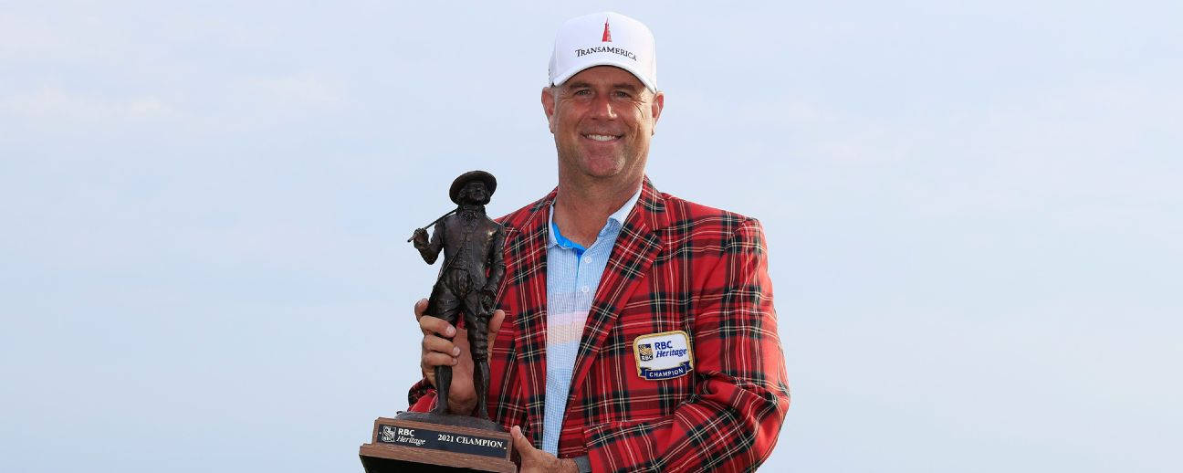 Stewart Cink Wearing Plaid Suit