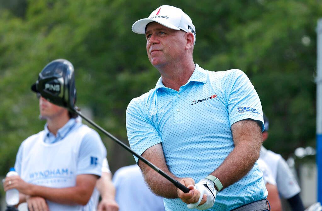 Stewart Cink With A Golf Club