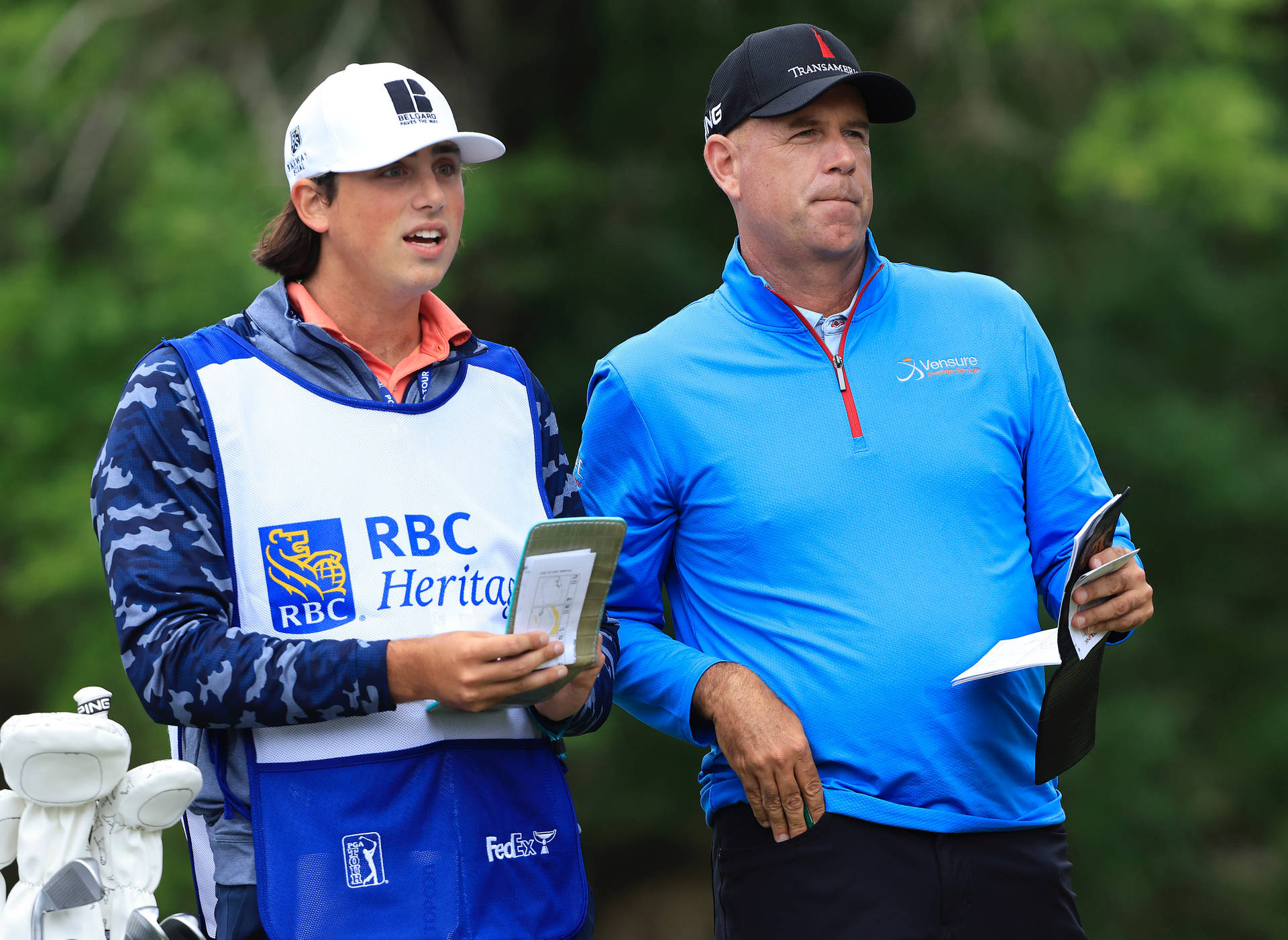 Stewart Cink With His Son