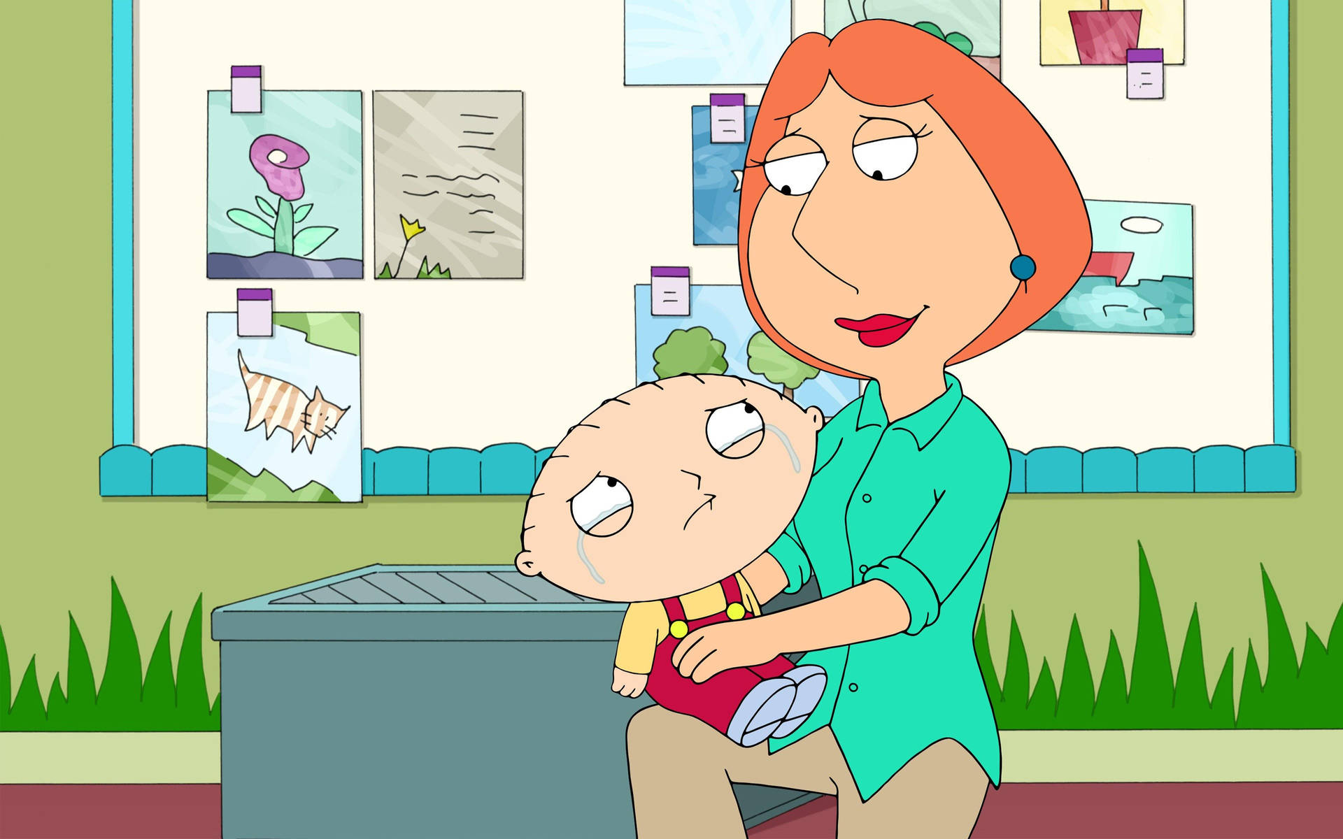 Stewie And Lois Griffin Background