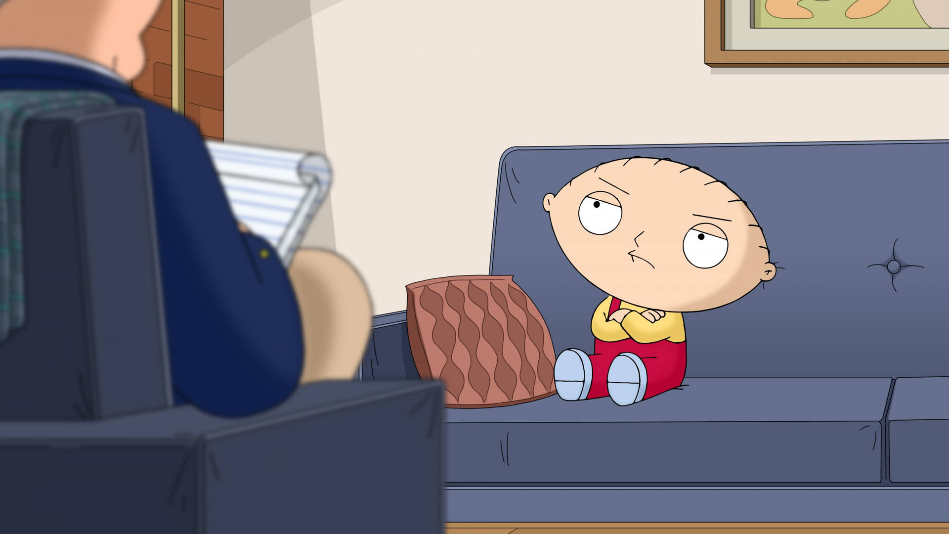 Stewie Griffin Crossed Arms Background