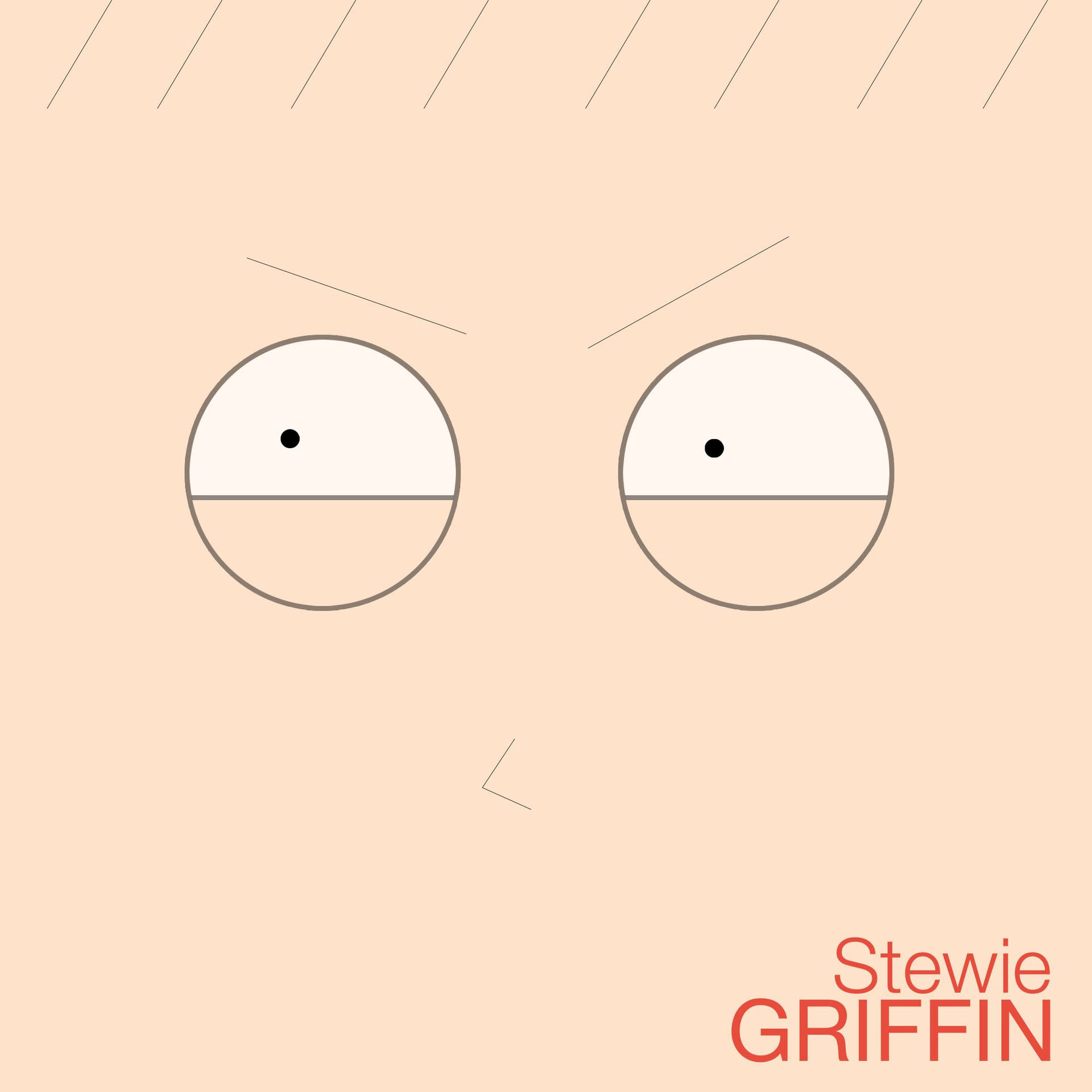 Stewie Griffin Round Eyes Background