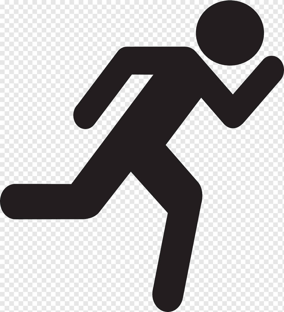 Stickman Running Fast Background