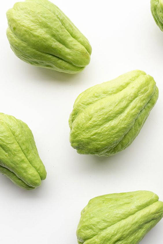 Still Photo Of Chayote Veggies Background