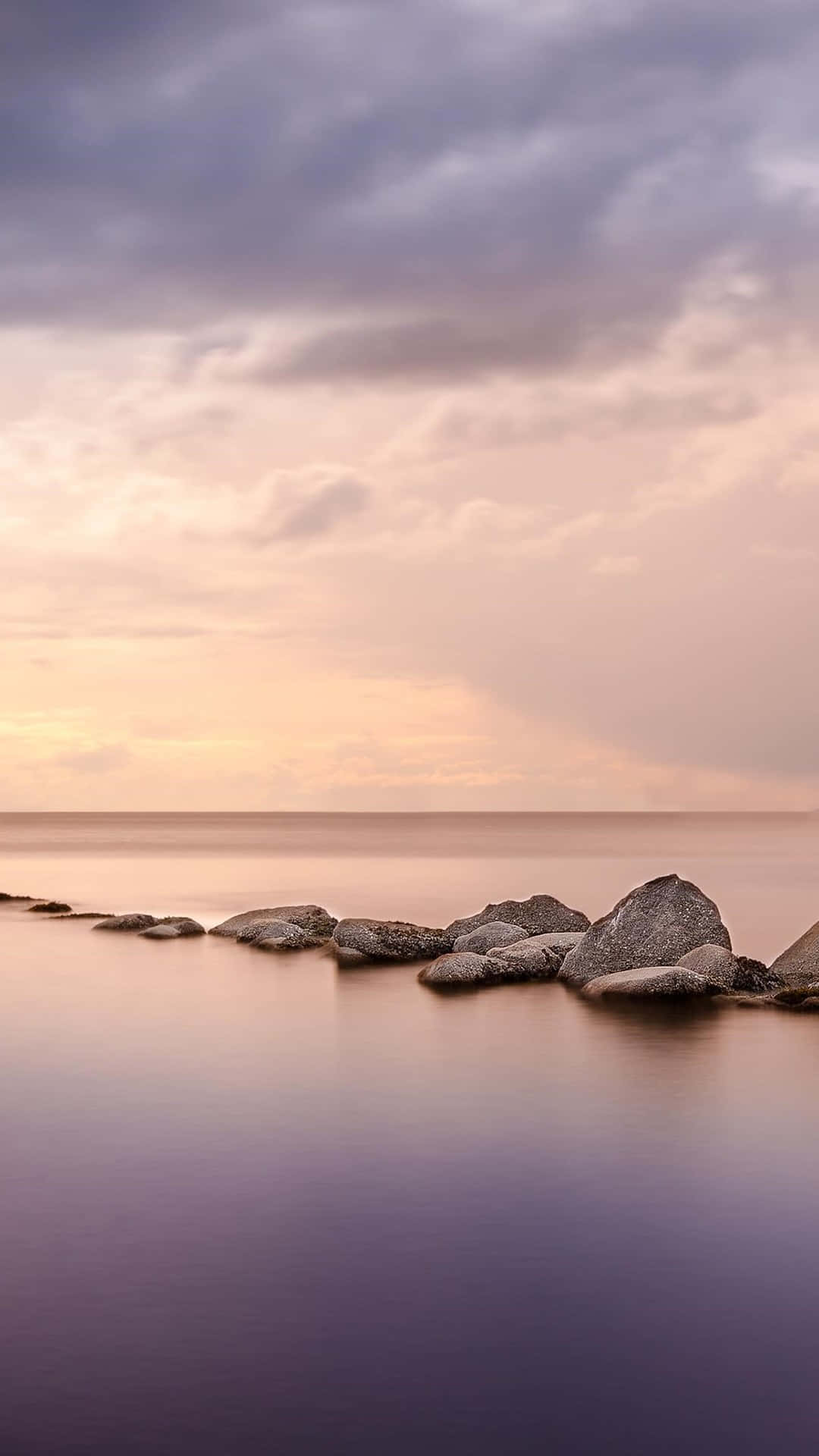 Still Purple Sky Background