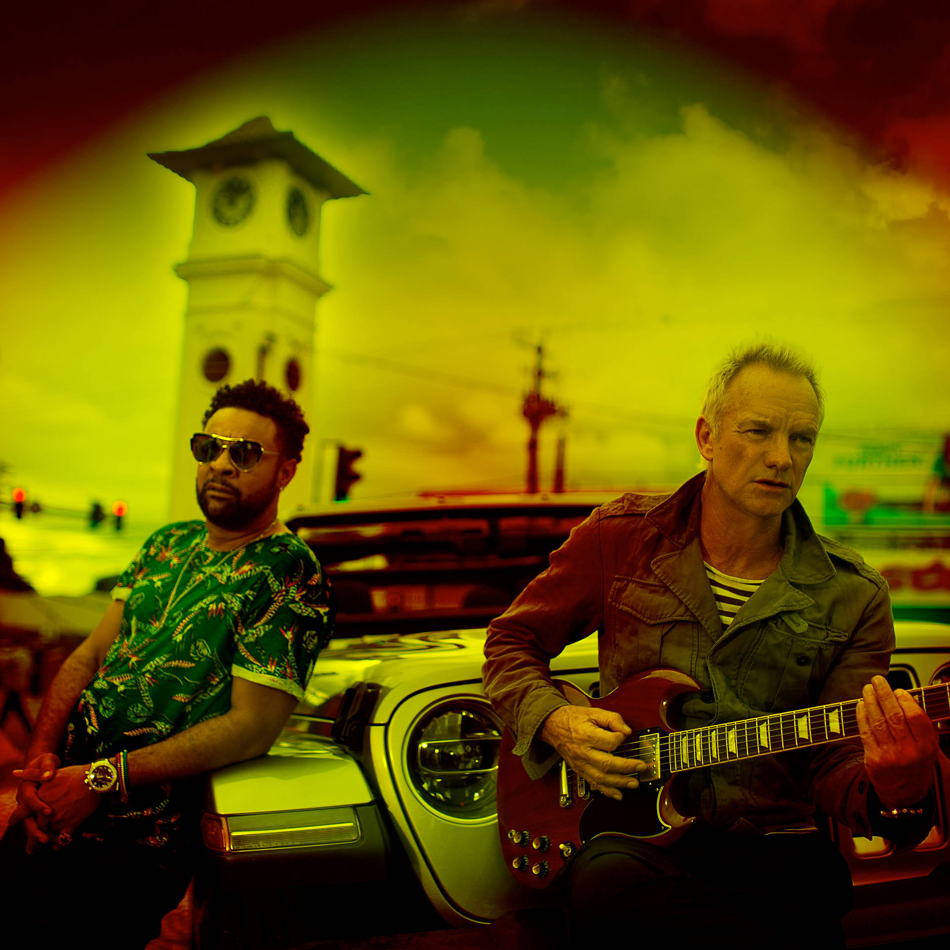 Sting And Shaggy Background