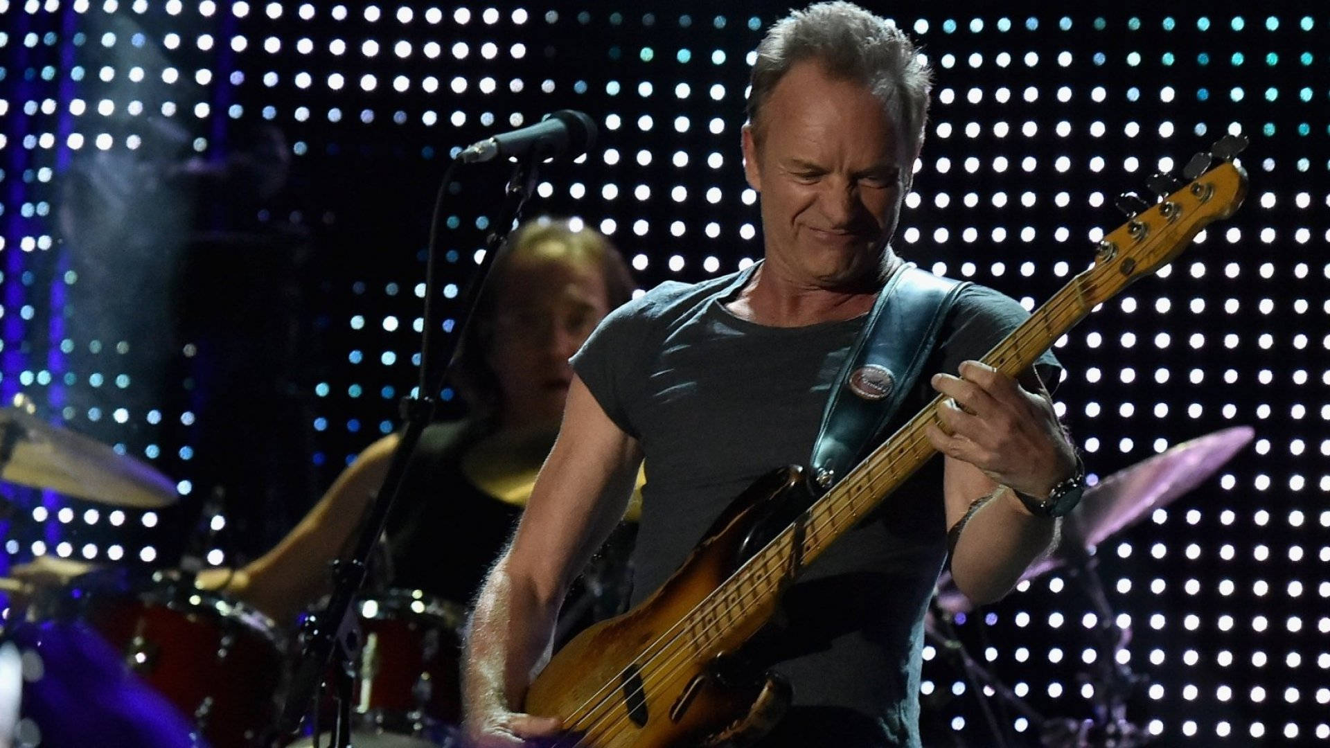 Sting Guitar Concert Background