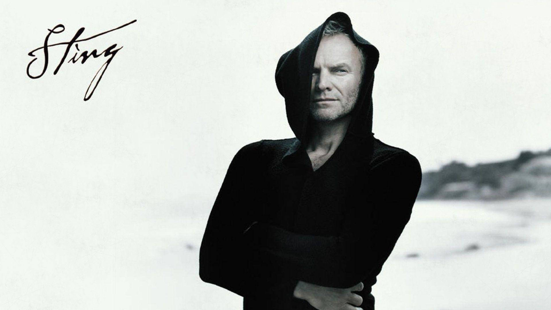 Sting Name Black And White Background