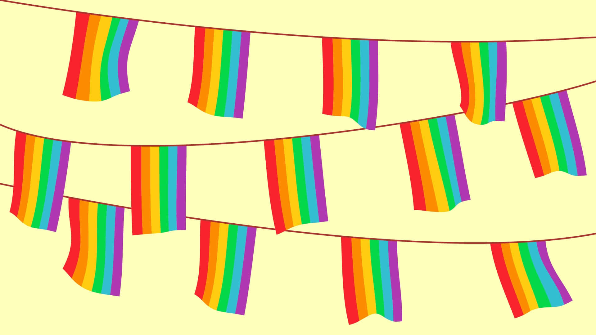 Sting Rainbow Flags Pride Desktop Background