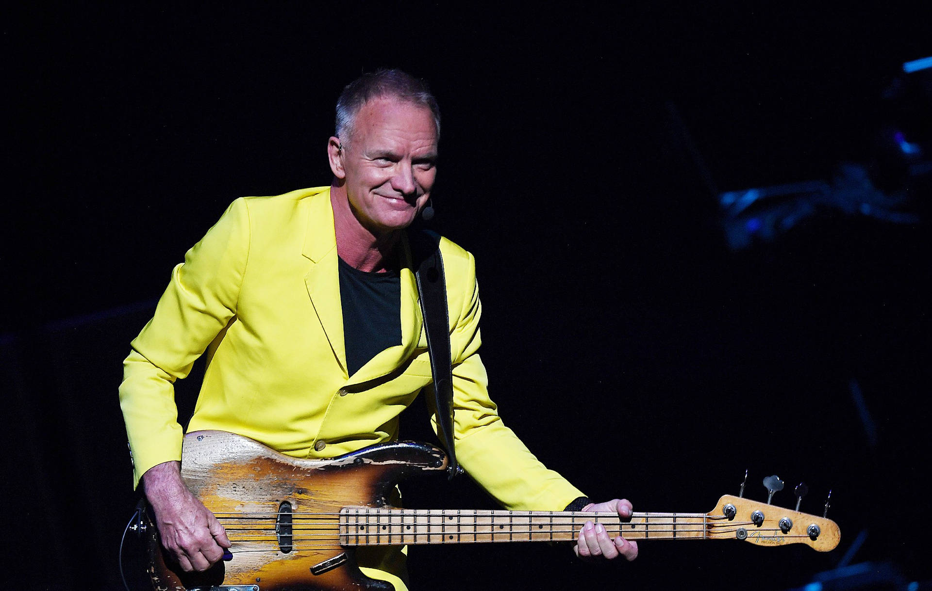 Sting Yellow Suit Background