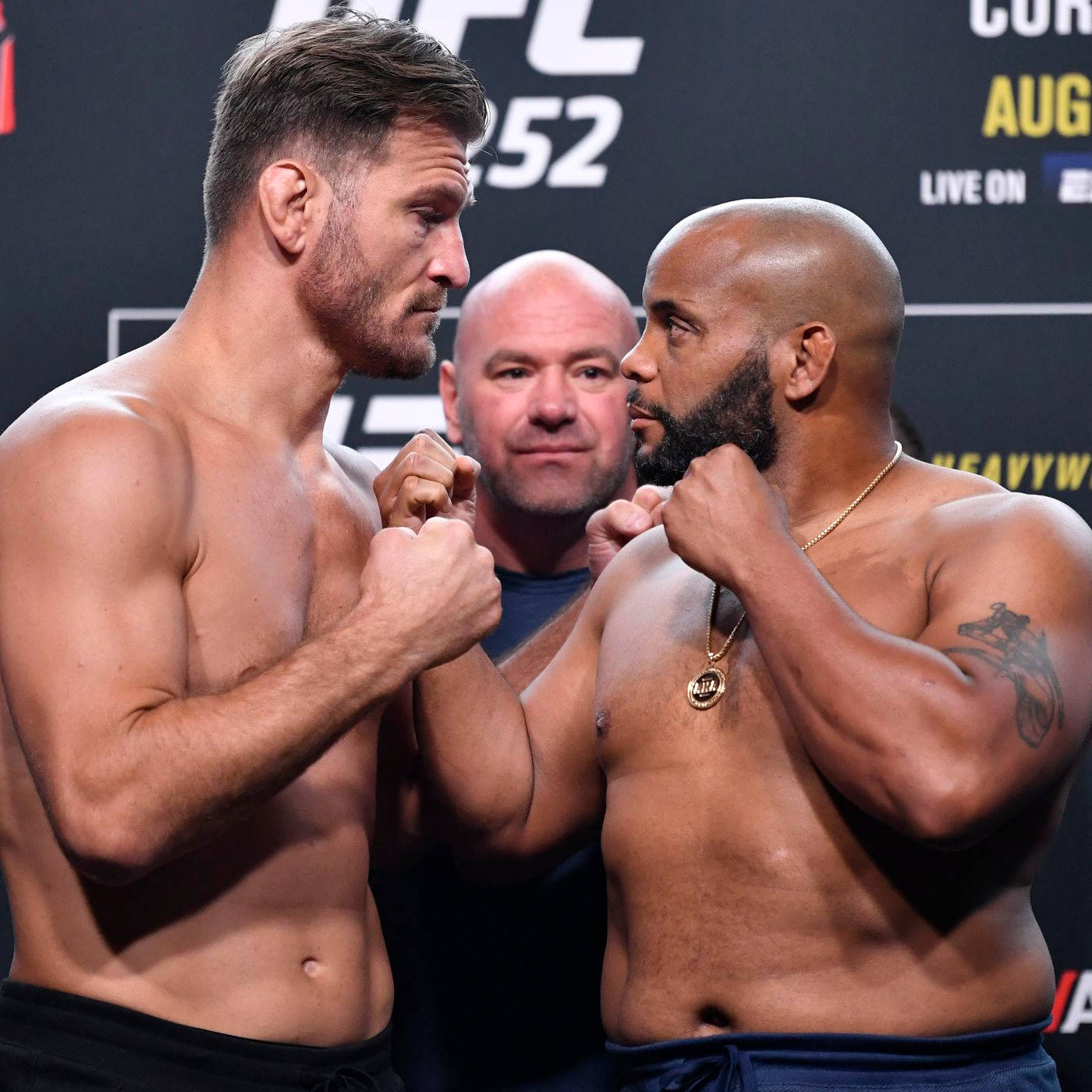 Stipe Miocic With Daniel Cormier