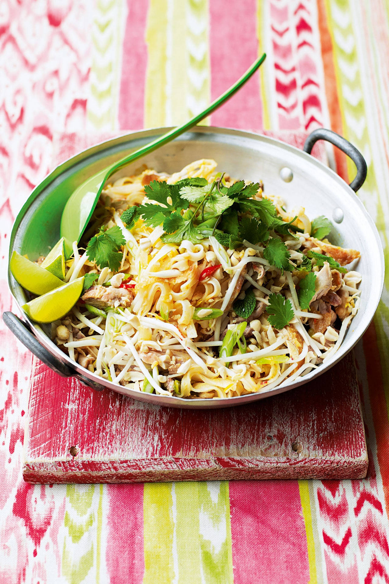 Stir Fried Pad Thai With Coriander And Lime