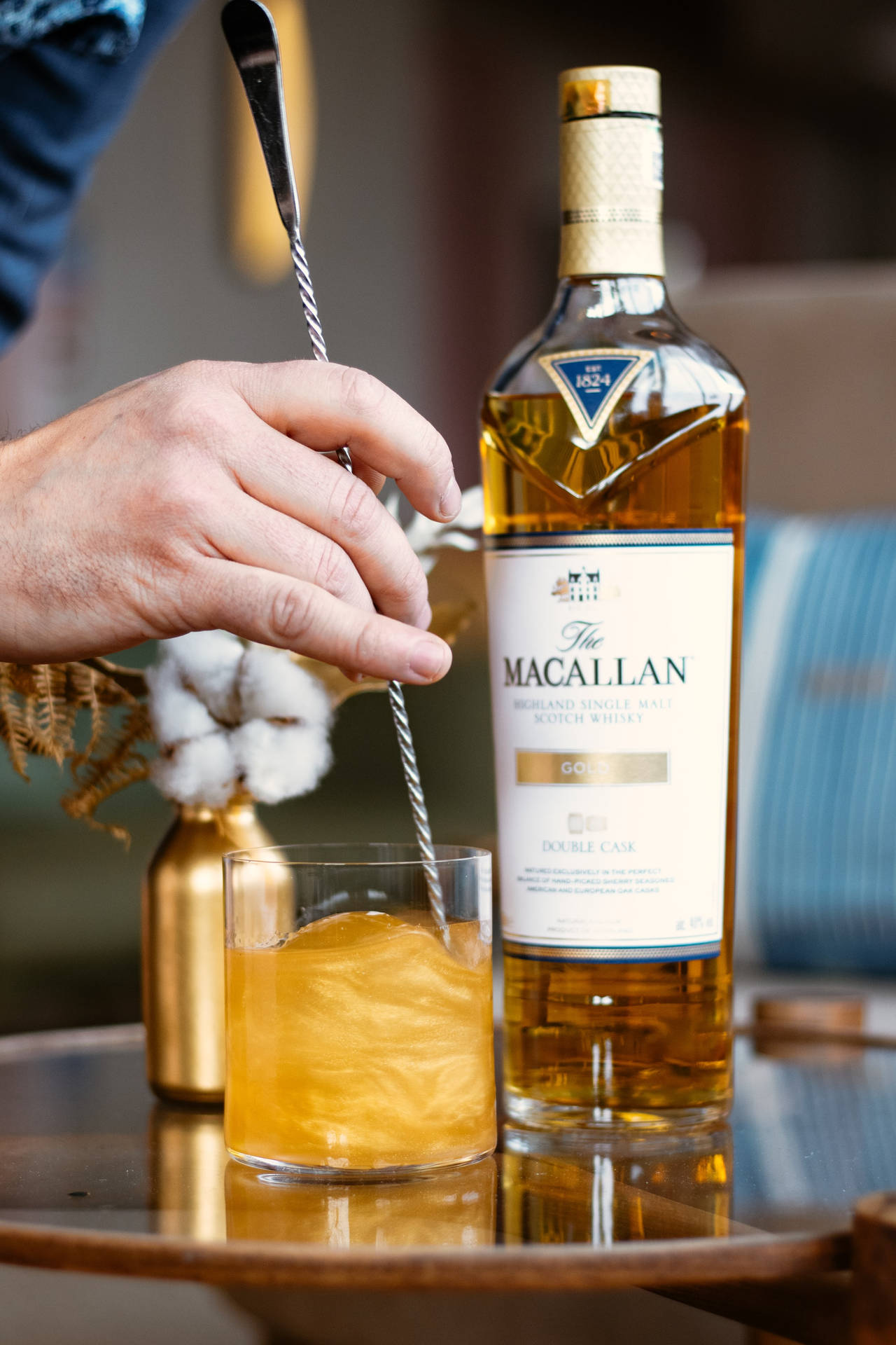 Stirring The Excellence - Macallan Whiskey Cocktail