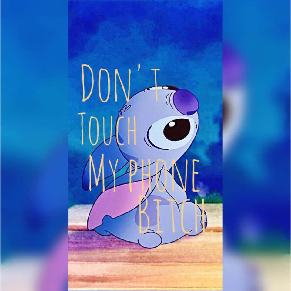 Stitch Don't Touch My Phone