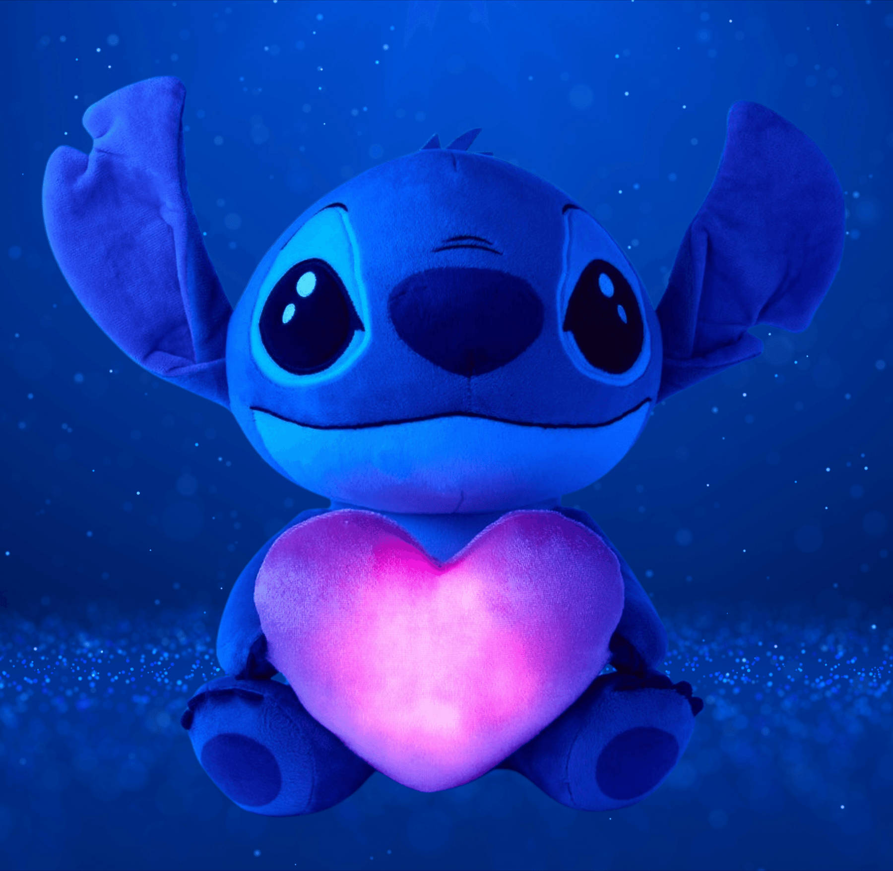 Stitch Galaxy Heart Background