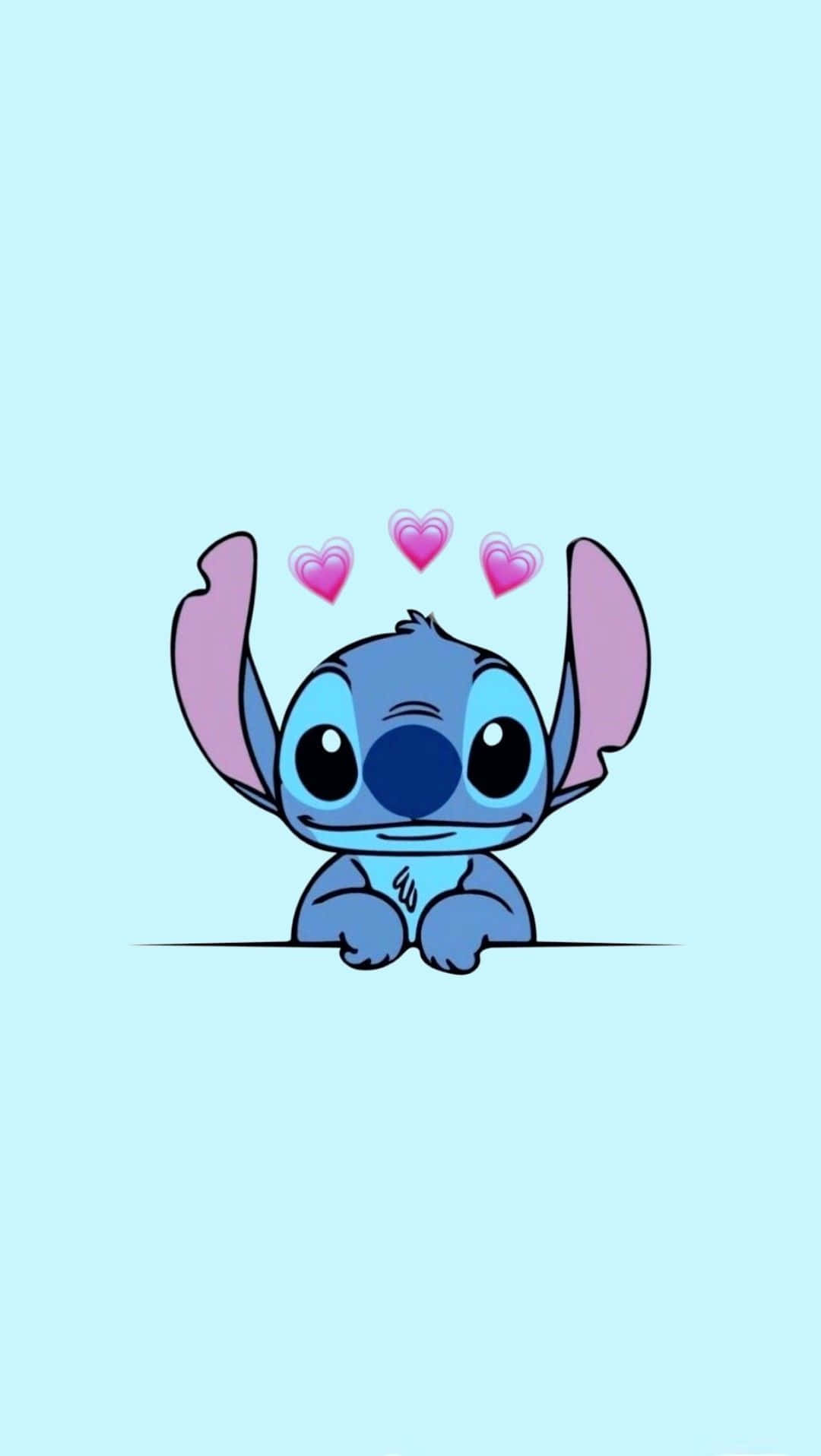 Stitch Hearts Cartoon Pfp