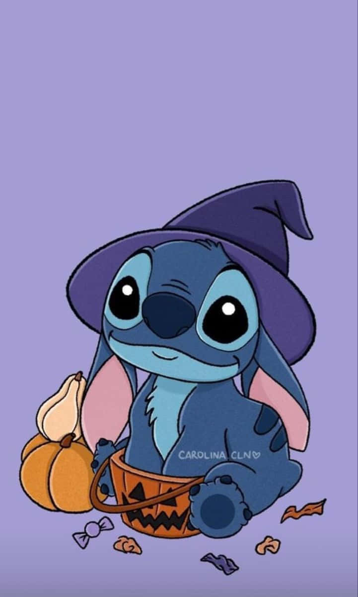 Stitch's Moment Of Sadness Background