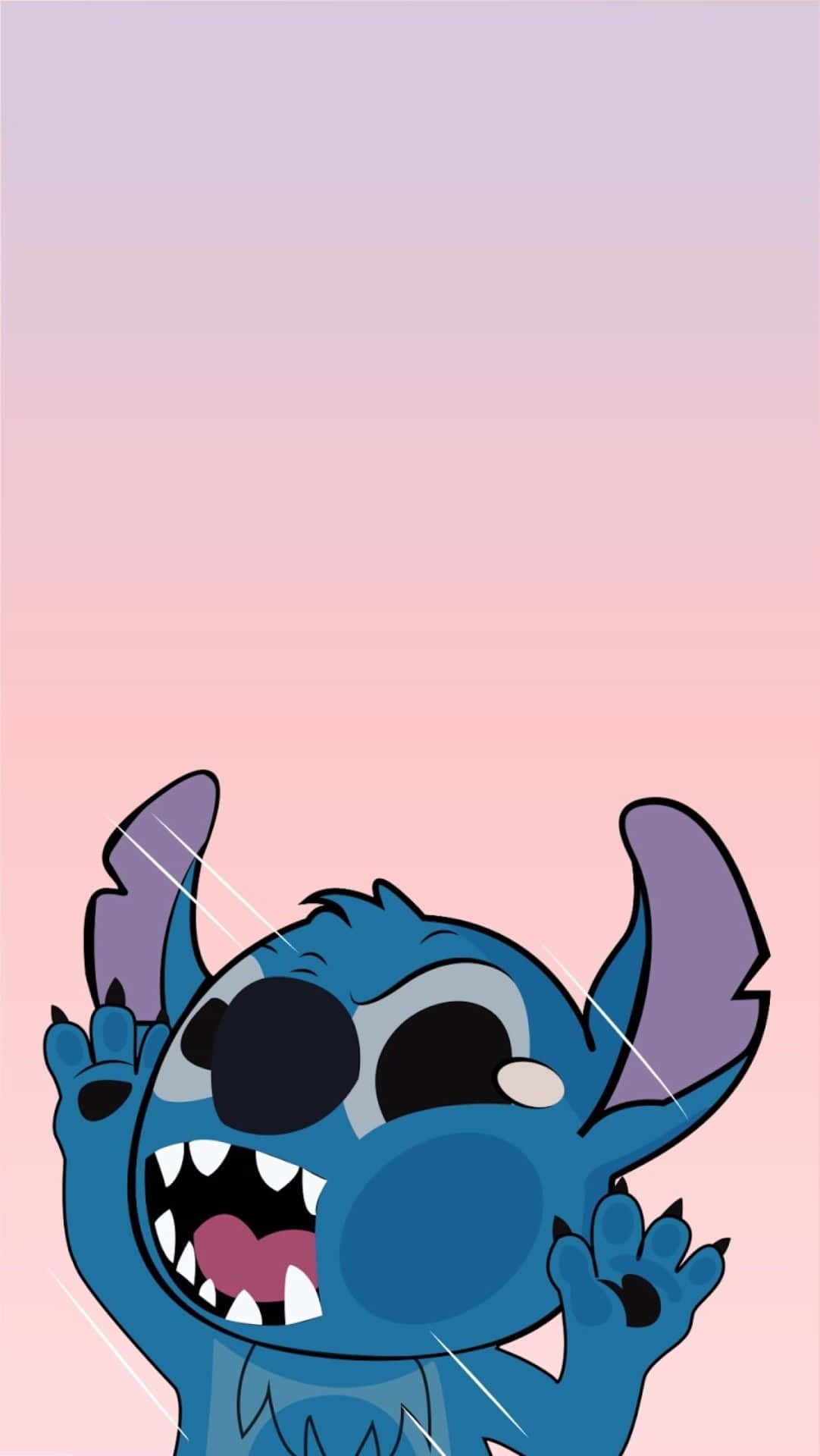 Stitch, The Beloved Character From Disney's Lilo And Stitch, In All His Aesthetic Glory. Background
