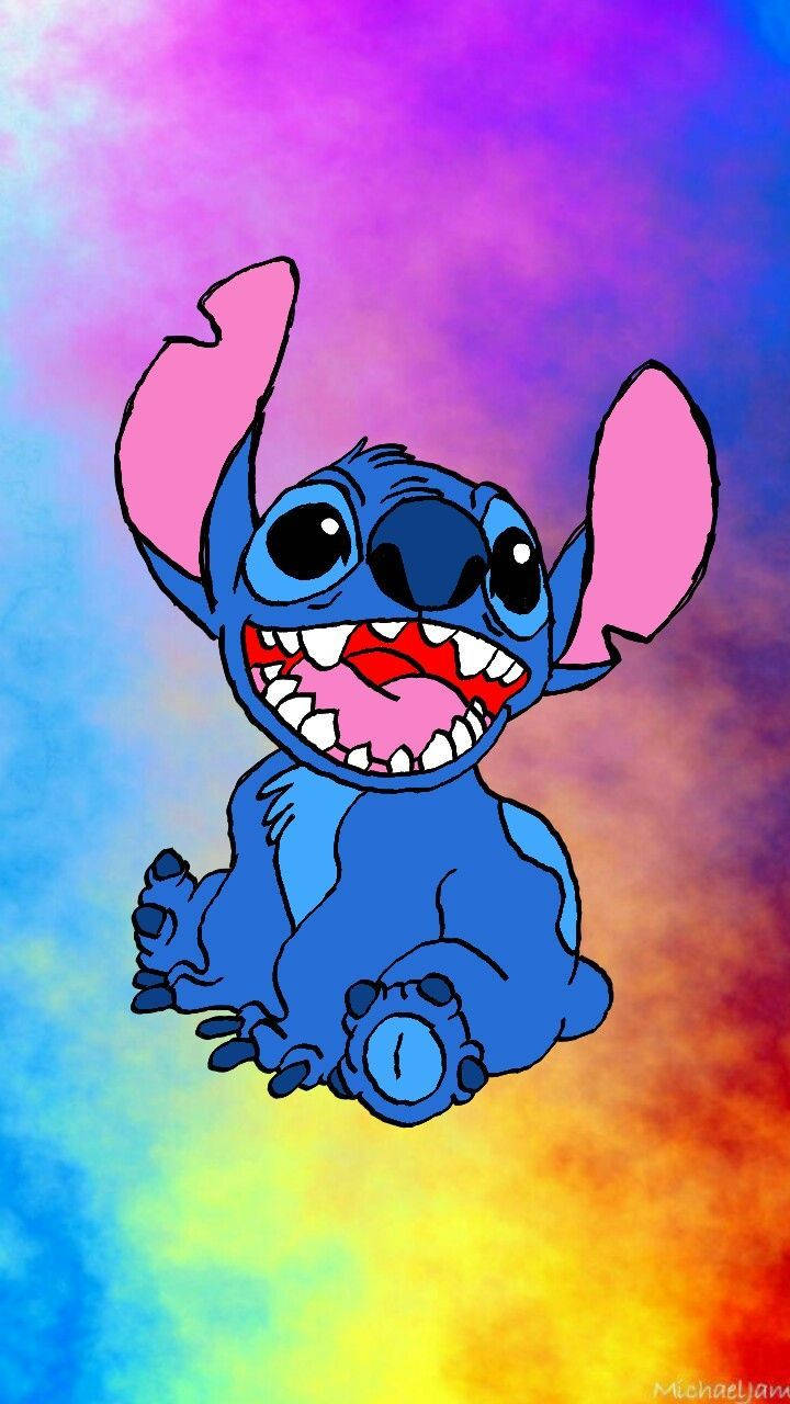 Stitch - The Cartoon Character Background