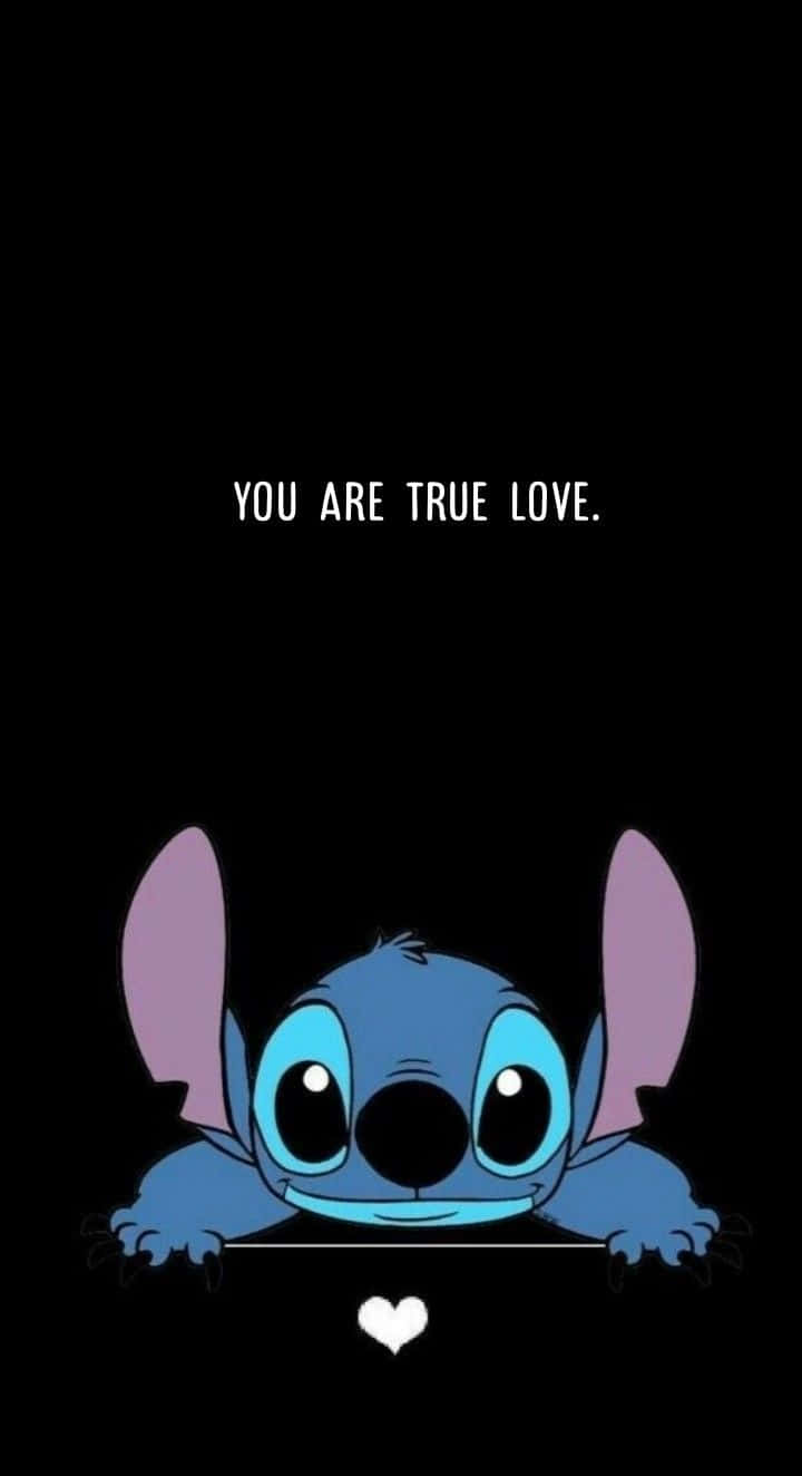 Stitch True Love Graphic Background